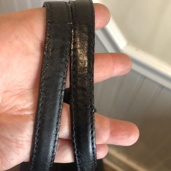 MICHAEL KORS Tumbled Black Leather Crossbody Satchel - Picture 14 of 17